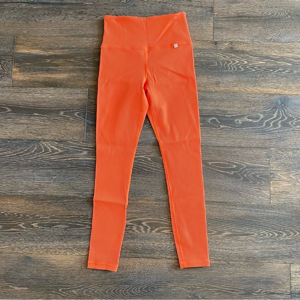 Athleta Alicia Keys orange leggings